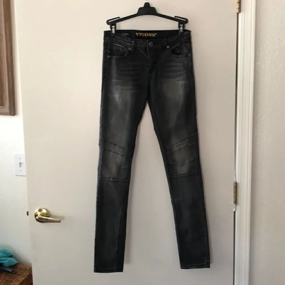 Vigoss The Jagger Skinny Moto Jeans size 16 GUC